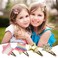 8PCS Exquisite Hair Accessories for Girls,Star Shaped Cute Hair Clips,Metal Snap Hair Pins Sparkly Barrettes for Girls Kids