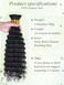 Human Braiding Hair for Boho Braids 20 Inch 100 g 4 Bundles Deep Wave Bulk Human Hair for Braiding No Weft 10A Curly Human Hair Extensions for Braids Wet and Wavy Human Braiding Hair