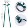 PAGOW 10 Pieces Long Silk Ribbon Hair Bands, Colourful Hair Scarf with Bow Silk Hair Ties, Satin Hair Scrunchies for Women Kids Girls