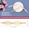 PAGOW 9pcs Metal Bobby Pins Hair Clips, Fashion Metal Decorative Bobby Pins for Women Kitsch Hair Accessories Pin（Gold*3, Rose Gold*3 and Silver*3)