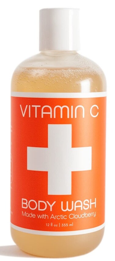 Swedish Dream VITAMIN C Body Wash   Made with Arctic Cloudberry   No Sulfates, Parabens, or Silicones   Vegan   Cruelty Free   12 fl oz, 355 ml   Nordic + Wellness