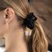 Suncdelv Silk,100% Silk Scrunchies for Hair,22 Momme Hair Ties for Anti-Crease &amp; Breakage,Natural Women Hair Accessories，Fashion Hairbands 3PCS（Red,Brown,Black）