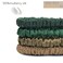 Suncdelv Silk,100% Silk Scrunchies for Hair,22 Momme Hair Ties for Anti-Crease &amp; Breakage,Natural Women Hair Accessories，Fashion Hairbands 4PCS（Green series）