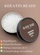 0.9 OZ Italian Keratin Glue for Hair Extensions Hot Fusion Flat/Nail/U/I Tip Beads Granules Pellet (Transparent / White)