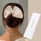 6 pcs Deft Hair Bun Maker Hair Bun Tool Magic Clip Hair Bun Maker Hairstyle Twister Flexible Reusable Elastic Bands for Girl Women Hairstyle Tool (A)