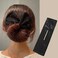 6 pcs Deft Hair Bun Maker Hair Bun Tool Magic Clip Hair Bun Maker Hairstyle Twister Flexible Reusable Elastic Bands for Girl Women Hairstyle Tool (A)
