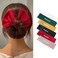 6 pcs Deft Hair Bun Maker Hair Bun Tool Magic Clip Hair Bun Maker Hairstyle Twister Flexible Reusable Elastic Bands for Girl Women Hairstyle Tool (A)