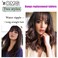 Water Ripple Wig Air Bangs Head Overhead 3D Bangs Invisible Seamless Head Hair Natural Invisible Replacement Cover White Hair &hellip;