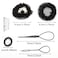 Hair Bun Maker Set 31 Piece Styling Accessory Set The Most Complete Styling Accessory Set (Black)