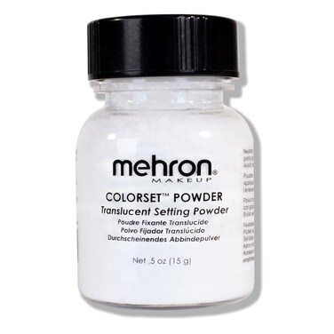 Mehron Makeup Colorset Powder   Translucent Setting Powder   Special Effects, Halloween, &amp; Film 0.5 oz (14 g)