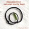 10PCS High Elasticity Snap Hair Ties for Thick Hair Natural Curly Hair and Braids  Connectable Hair Rope   No Slip Adjustsble hairband for Puff Ponytail (10 Count -Pack of 1)