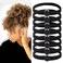 10PCS High Elasticity Snap Hair Ties for Thick Hair Natural Curly Hair and Braids  Connectable Hair Rope   No Slip Adjustsble hairband for Puff Ponytail (10 Count -Pack of 1)