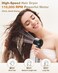 7MAGIC Hair Dryer Brush &amp; 6 in 1 Hair Styler, Silver, 110 Volts, 1200 Watts, Ionic Technology, Fast Drying, Multi Styler for Straight, Wavy, Curly, and Coily Hair