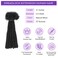 8Inch Loc Extensions Human Hair 0.6CM 100% Real Dreadlock Extensions Human Hair Full Head Handmade Permanent Dreadlocks Extension for Men/Women(8 Inch 10Strands,1B)