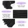 8Inch Loc Extensions Human Hair 0.6CM 100% Real Dreadlock Extensions Human Hair Full Head Handmade Permanent Dreadlocks Extension for Men/Women(8 Inch 10Strands,1B)
