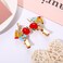 ANGLESJELL Teacher Hair Clips, Cute Apple Pencil Hairpins Crystal FRI-YAY Love for Women, Statement School Hair Accessory Teacher Appreciation Gifts, 2 Count