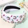 YAHPERN Kentucky Derby Hairband for Women - Horseshoe 2 - Acrylic Hairband with Crystal Jeweled Horse Riding Silks Design for Derby Race Day Outfits and Gifts
