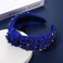 YAHPERN Hanukkah Headband for Women Star Headbands Blue Jeweled Crystal Rhinestone Knotted Headband Holiday Hanukkah Hair Accessories Outfits the Festival of Lights Gifts (Star 4)