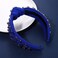 YAHPERN Hanukkah Headband for Women Star Headbands Blue Jeweled Crystal Rhinestone Knotted Headband Holiday Hanukkah Hair Accessories Outfits the Festival of Lights Gifts (Star 4)