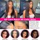 Straight Lace Front Wigs Human Hair 13x4 HD Transparent Lace Frontal Wigs 180% Density Straight Human Hair Pre Plucked with Baby Hair 24Inch Straight Lace Front Wigs for Black Women Natural Color