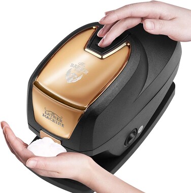 Professional Hot Lather Machine for Shaving, Hot Lather Machine for Barber, Barber Shaving Cream Heater, Gifts for Men Husband (Black)