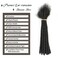 6-18 Inch Dreadlock Extensions Human Hair Fully Handmade Human Hair Dreadlock Extensions for Man/Women Locs Extensions Human Hair Can Be Dyed Bleached Curled&hellip; (6Inch-10Strands, 0.6CM Width-1B)