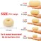 Hair Donut Bun Maker Blonde, Ring Style Bun, Chignon Hair Increase Doughnut Shaper for Thick and Long Hair (XX-Large, 5.5 Inch/Beige)