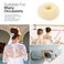 Hair Donut Bun Maker Blonde, Ring Style Bun, Chignon Hair Increase Doughnut Shaper for Thick and Long Hair (XX-Large, 5.5 Inch/Beige)