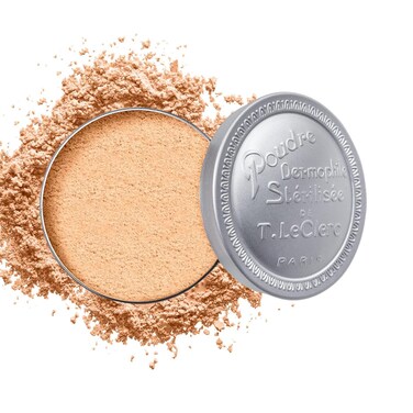 T. LeClerc Loose Facial Powder - Face Makeup Setting Powder Longwear, Blendable Mineral Minimizes Pores &amp; Perfects Skin Tones Blurs Fine Lines Foundation, Concealer, Smoothes, Mattifies (Chair Ocree)
