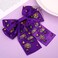 Mardi Gras Hair Bow Clips for Women Mask Fleur De Lis Hair Bows Jeweled Large Purple Hair Ribbon Bows Carnival Mardi Gras Accessories Outfits Parade Party Favors (Pattern C)
