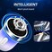 Mini Smart Sensor Electric Shaver IPX7 Watertight,Triple Floating Blade System,Completely Removes Facial Hair, Efficient and Comfortable Shaving Experience, Portable Design(Gradient Blue)