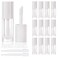 COSIDEA 14pcs Empty 6ml big brush lip gloss tubes for DIY lip gloss,White lipgloss containers