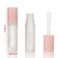 COSIDEA 24 pcs 5ml empty big brush lip gloss tube with stopper (Frosted bottle, Pink cap)