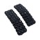2PCS Rhinestones Snap Hair Clips for Women Girls Rectangular Hairpins Korean Barrettes Hair Accessories Black