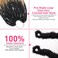 QRH Faux Locs Crochet Hair 6Packs Goddess Gypsy Locs Crochet Hair 20Inch Pre Looped Straight Soft Faux Locs Dreadlock Crochet Braids Hair Extensions (20inch, Straight 1B/350)