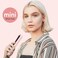 Terviiix Mini Flat Iron Hair Straightener, Adjustable Temperature, Travel-Size, 1/2" Ceramic Plates, Dual Voltage, Auto-Off, Pink