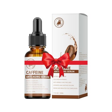 Caffeine Eye Serum Under Eye Treatment Serum for Moisturizing Anti-Aging Brightening Eye Serum, Caffeine Eye Cream for Wrinkles, Dark Spots and Dark Circles Beauty Skin Care