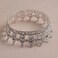 S SNUOY Queen Crowns for Women Silver Crown Crystal Tiaras for Women Full Round Headpiece for Birthday Wedding Party Head Accessoies