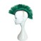 Skinhead Green Wig Punk Helmet Mohawk Wig Costumes Hairpiece