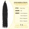 Ocean Wave Crochet Hair 30inch 4packs Deep Wave Crochet Hair Ocean Wave Braiding Hair Crochet Braids Synthetic Braids Wet and Wavy Braiding Hair For Black Women (#1B, 30inch4packs)