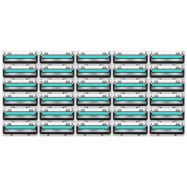 Mens Razor Blade Refills，Compatible with Atra razor handles.30 Count, Delivers a Clean, Close Shave