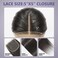 5x5 Transparent HD lace closure human hair Straight Invisible Lace 150% Density 12A Real Transparent Lace Closure Virgin Human Hair Frontal Closure Pre Plucked With Baby Hair Natural Black 16Inch