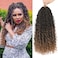8 Packs Goddess Faux Locs Crochet Hair for Black Women, Goddess Locs Crochet Hair, Boho Style Locs, River Locs Crochet Hair with Curly Ends (18Inch, T27#, 8Packs)