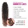 8 Packs Goddess Faux Locs Crochet Hair for Black Women, Long Goddess Locs Crochet Hair, Boho Style Locs, River Locs Crochet Hair with Curly Ends (22Inch, T30#, 8Packs)