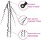 8 Packs Goddess Faux Locs Crochet Hair for Black Women, Long Goddess Locs Crochet Hair, Boho Style Locs, River Locs Crochet Hair with Curly Ends (22Inch, T30#, 8Packs)