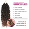 SamBraid Goddess Locs Crochet Hair 14 Inch, 8 Packs New Goddess Faux Locs Crochet Hair for Black Women, River Locs Crochet Hair with Curly Ends (14Inch, T1B/30, 8Packs)