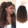 SamBraid Goddess Locs Crochet Hair 14 Inch, 8 Packs New Goddess Faux Locs Crochet Hair for Black Women, River Locs Crochet Hair with Curly Ends (14Inch, T1B/30, 8Packs)