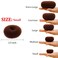 Hair Donut Bun Maker for Kids, 2PCS Ring Style Bun (Small, 2.5 Inch, Brown)