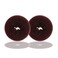 Hair Donut Bun Maker for Kids, 2PCS Ring Style Bun (Small, 2.5 Inch, Brown)