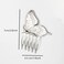 Vintage Butterfly Hair Combs, 3PCS Butterfly Hair Combs, Gold Butterfly Hair Comb, Metal Hair Side Comb Clips Wedding Bridal Headpiece Hair Accessories for Women and Girls(Silver)